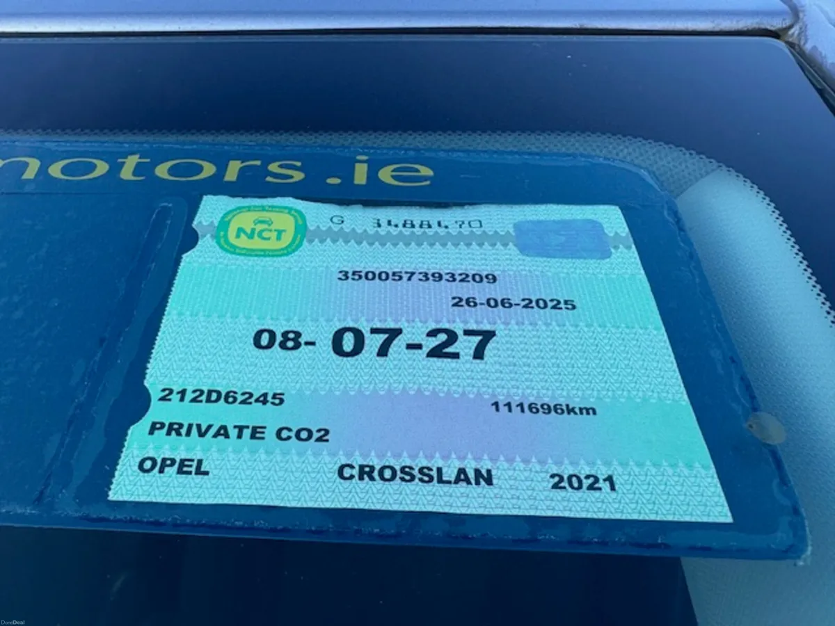 Opel Crossland X 2021 NCT 2027 - Image 2