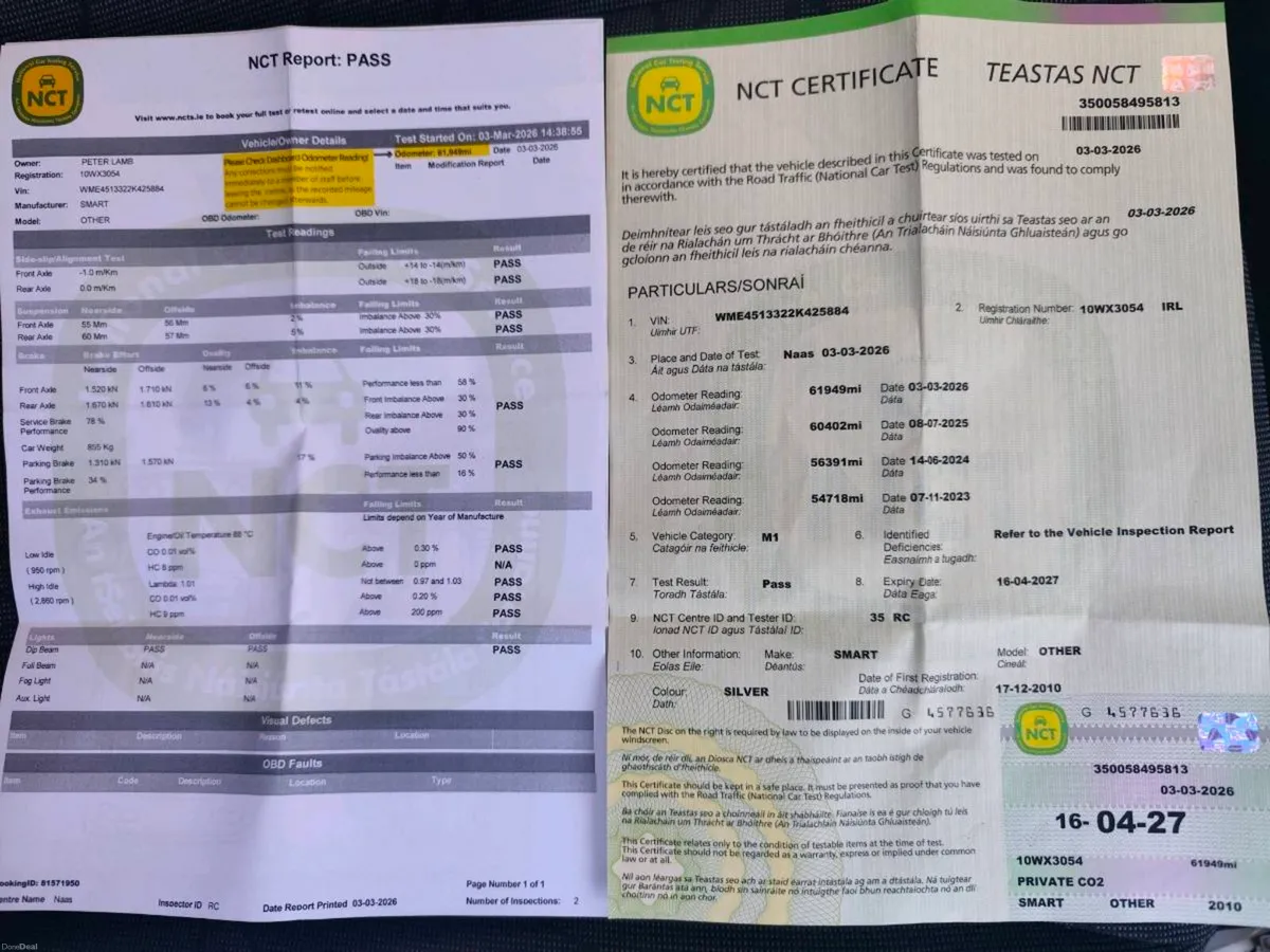 Automatic 1 Owner Full Service History NCT 04/27 - Image 4