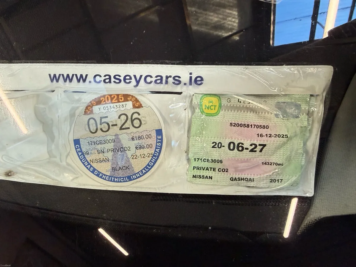 2017 Nissan Qashqai 1.5DCi Nct & Taxed - Image 4