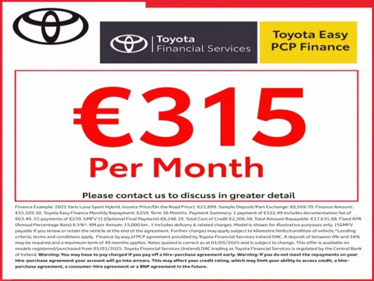 Toyota Corolla 5dr Hybrid - Luna Edition - Full TO - Image 3