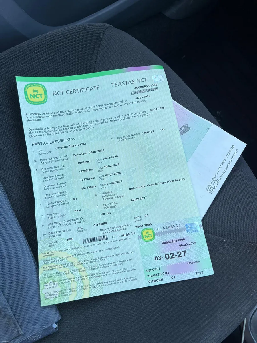 Citroen C1 2008 1.0 Petrol Automatic new nct 2/27 - Image 4