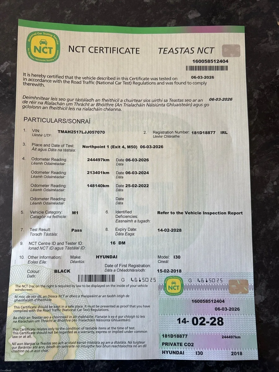 Hyundai I30 with two years NCT - Image 2