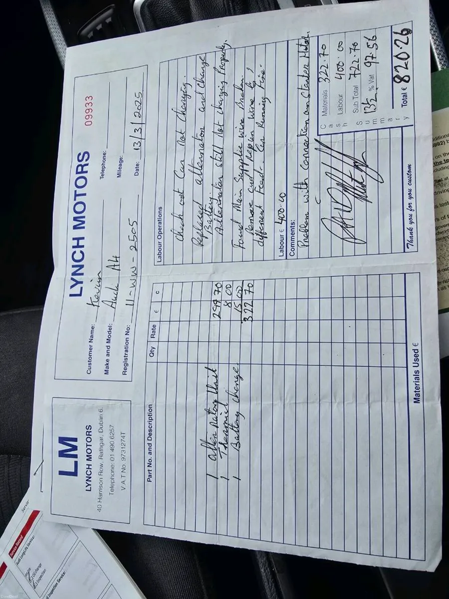 2011 2.0 TDI Automatic - Timing Belt & Water Pump - Image 3