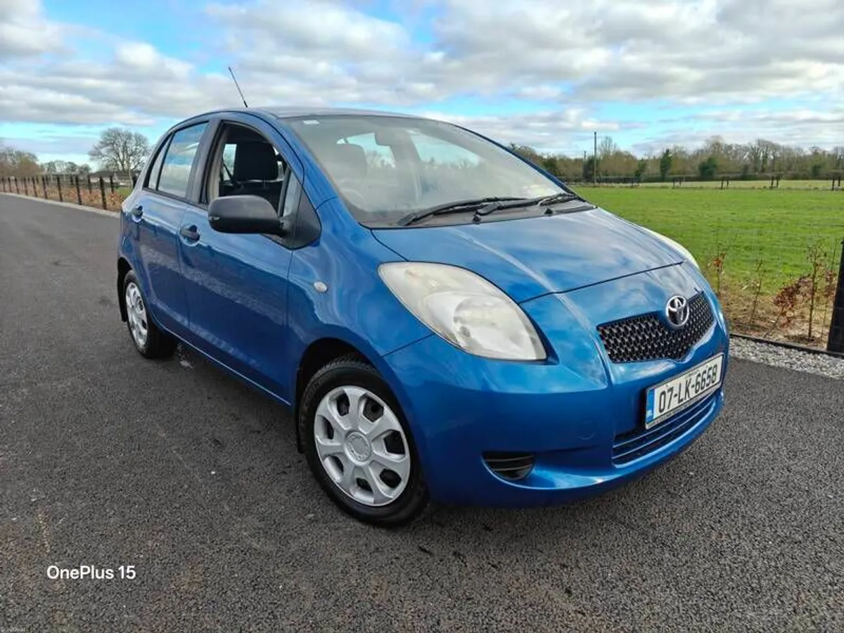 2007 Toyota Yaris 1.0 (New NCT 01/27) Low KMs - Image 1