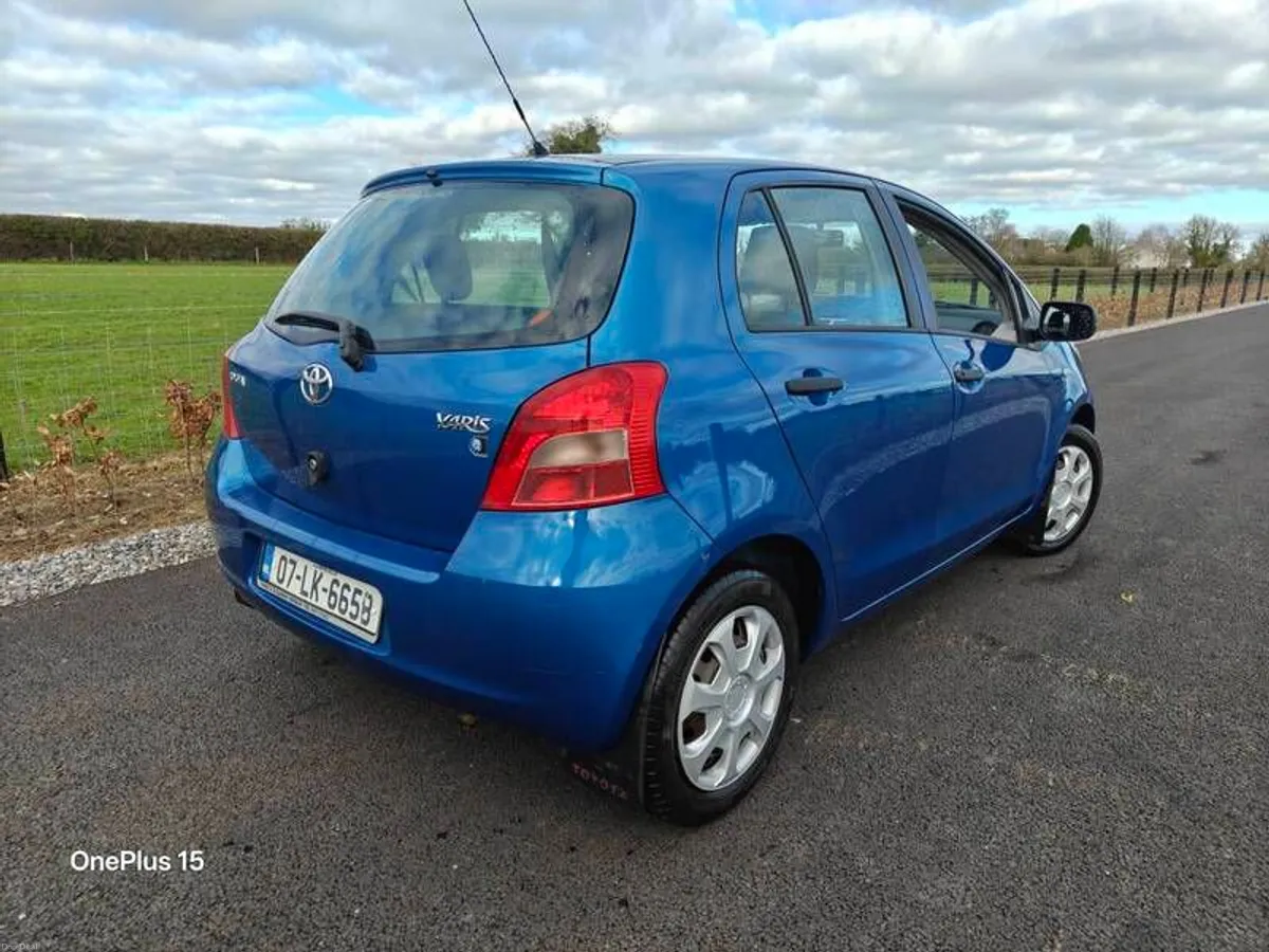 2007 Toyota Yaris 1.0 (New NCT 01/27) Low KMs - Image 3