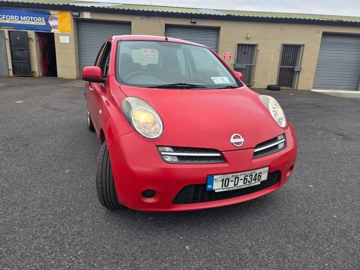 NISSAN Micra 2010 Red Automatic 1.2 Petrol - Image 1