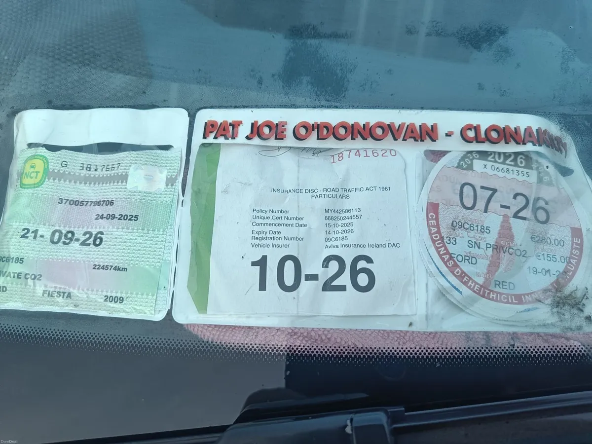 Ford Fiesta 2009 Red 1.2 Petrol - Image 4