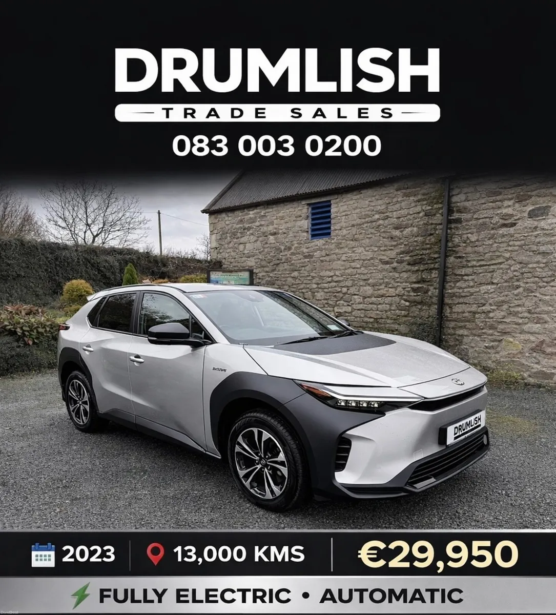 2023 TOYOTA BZ4X ONLY 13000 KMS €29950 - Image 1