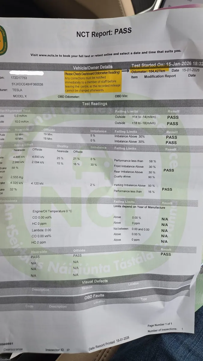 Tesla Model X LUDICROUS PLUS P100D  2029 WARRANTY - Image 5