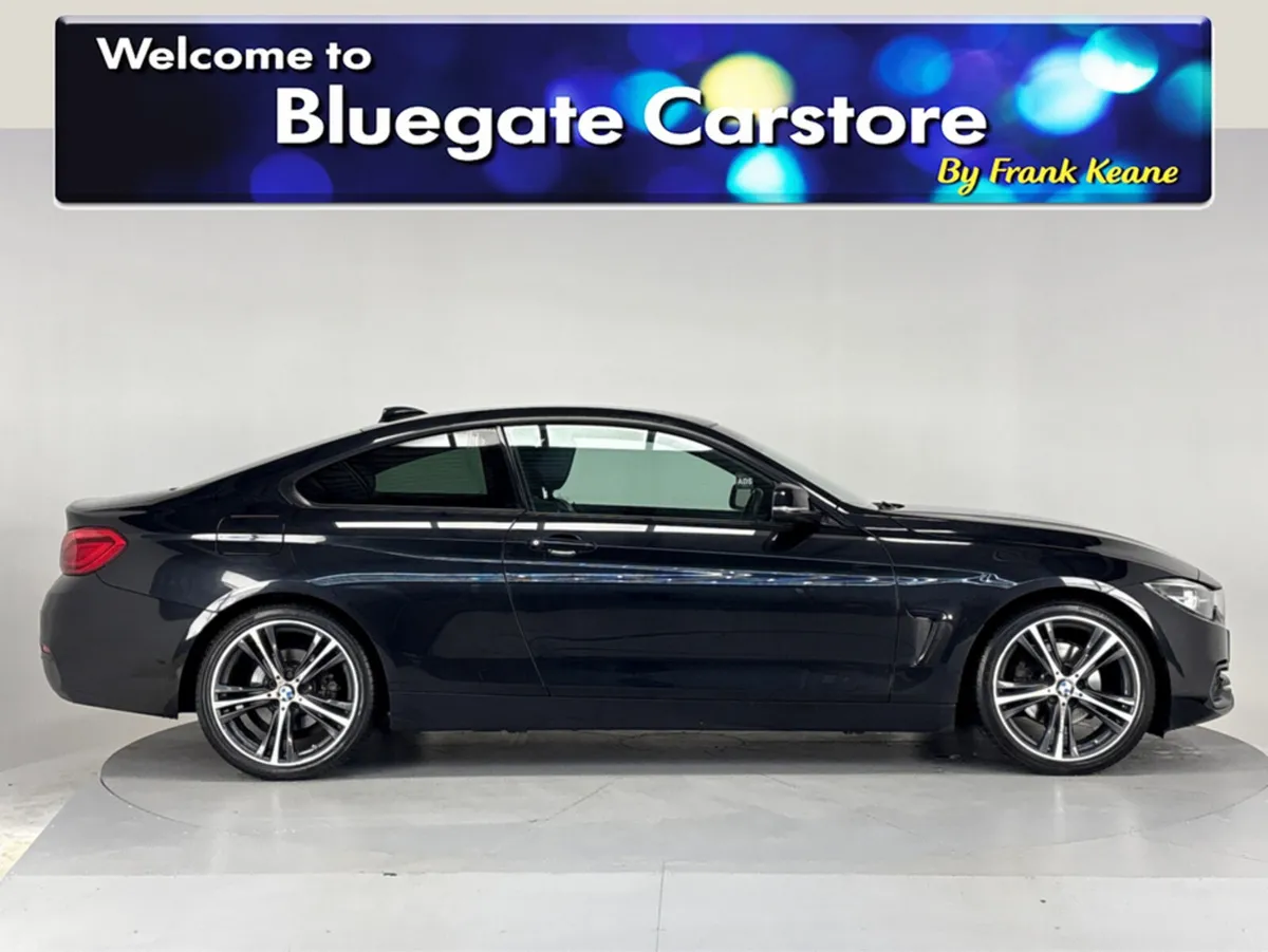 BMW 4-Series D F32 SPORT 2DR AUTO**NAVY LEATHER IN - Image 3