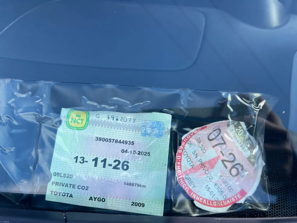 Aygo 149kms Nct 11/26 & Taxed 07/26 - Image 2