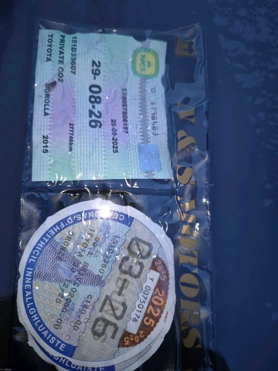 2015 corolla 1.4 d4d nct sept 26 taxed - Image 2