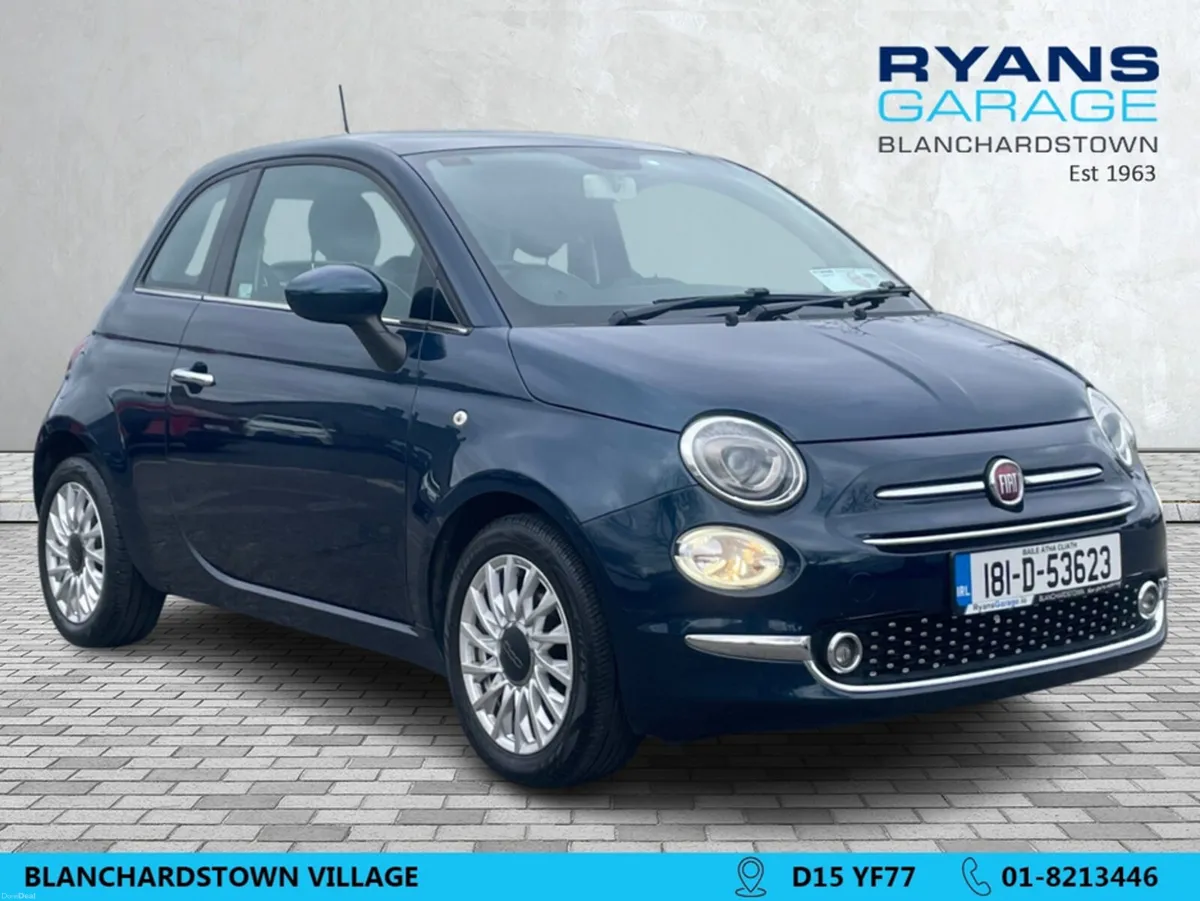 Fiat 500 1.2 LOUNGE 3DR  PAN SUNROOF - Image 1
