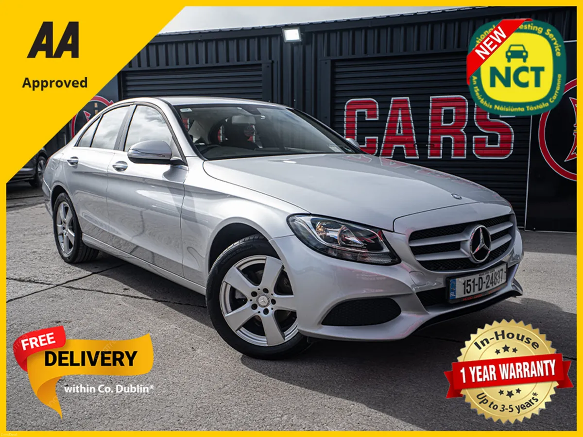 2015 Mercedes C180 1.6/New NCT/Irish/1yr warranty - Image 1