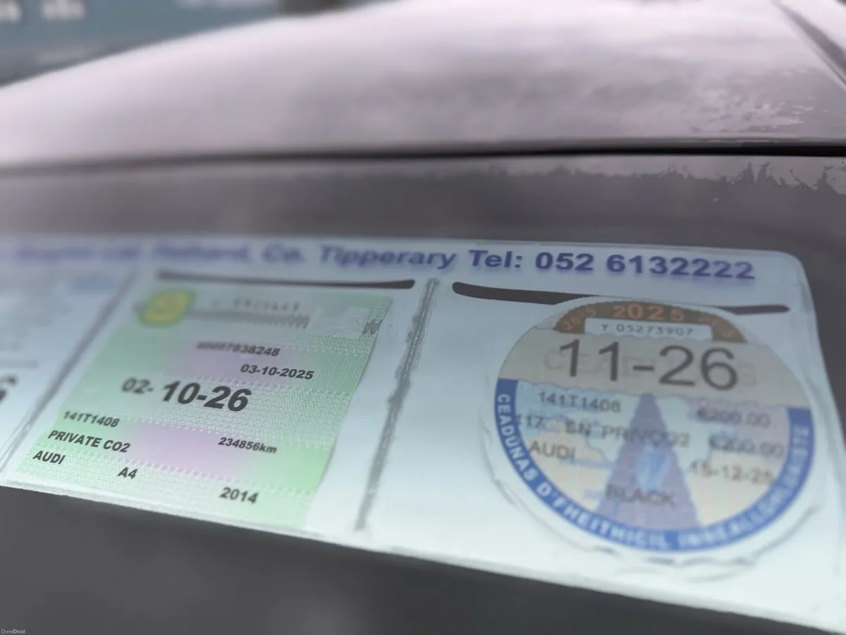 2014 Audi A4 2.0 Tdi Tax & NCT 10/26 - Image 4