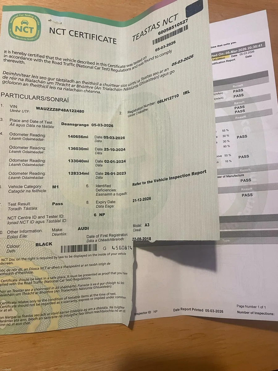 Audi a3 1.9 TDI NEW NCT and TAXED - Image 3