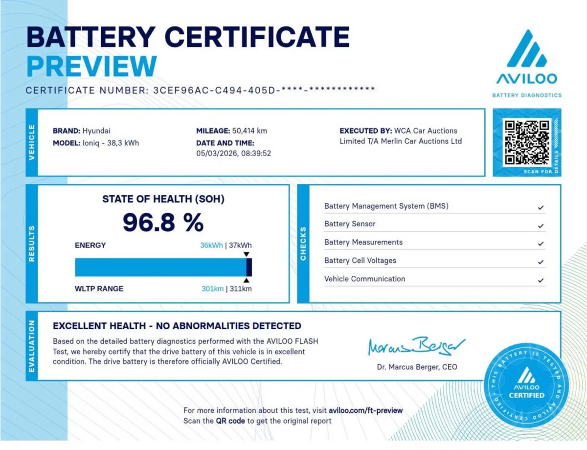 38KWH- PREMIUM SE -LEATHER-APPLE PLAY-120TAX