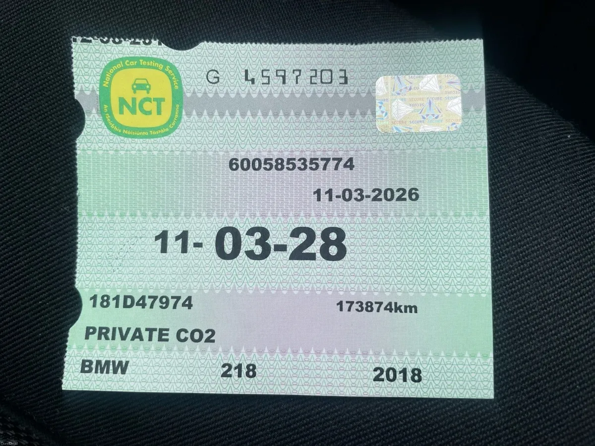 218i BMW NCT 11/3/28 - Image 2