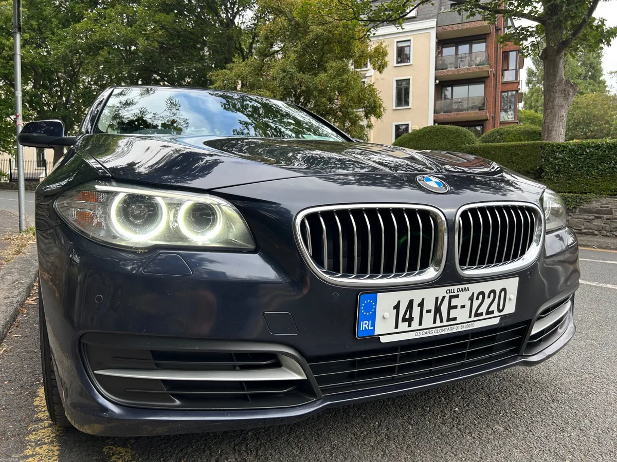 2014 BMW 5 SERIES  DAKOTA BROWN LEATHER INTERIOR - Image 3