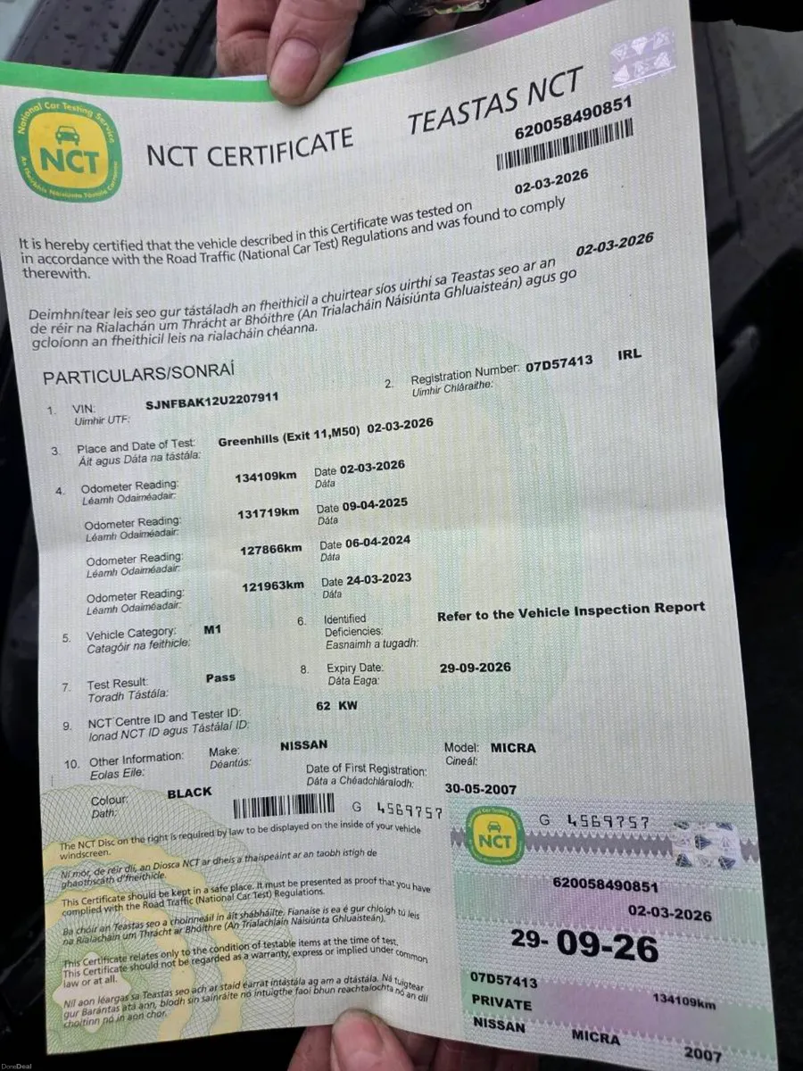 07 Nissan Micra 1.2 Sport 5 dr - Image 4