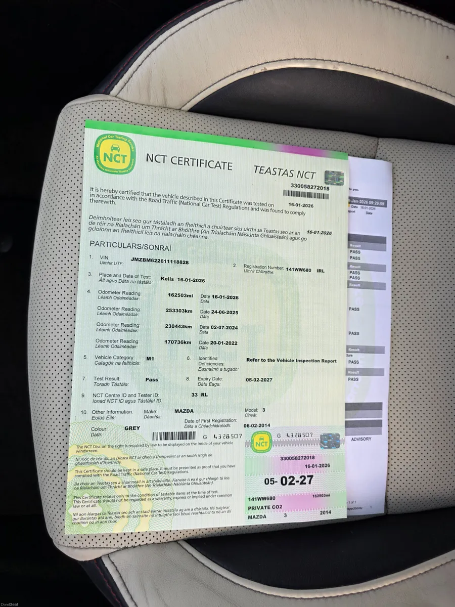 Mazda 3 2014 Platinum Nct 02/2027 - Image 4