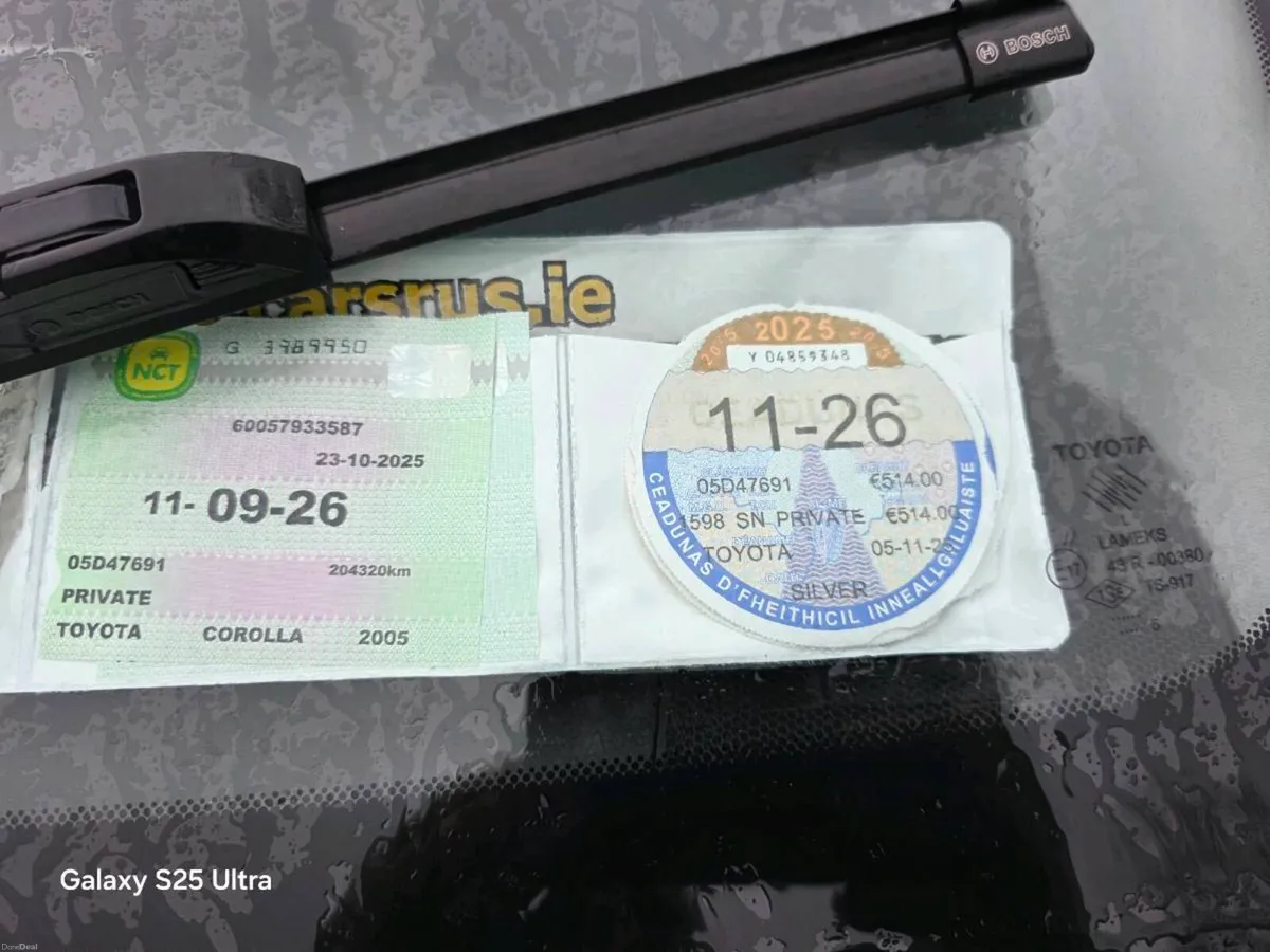 7 seater toyota  corrolla verso nctd and taxed - Image 3