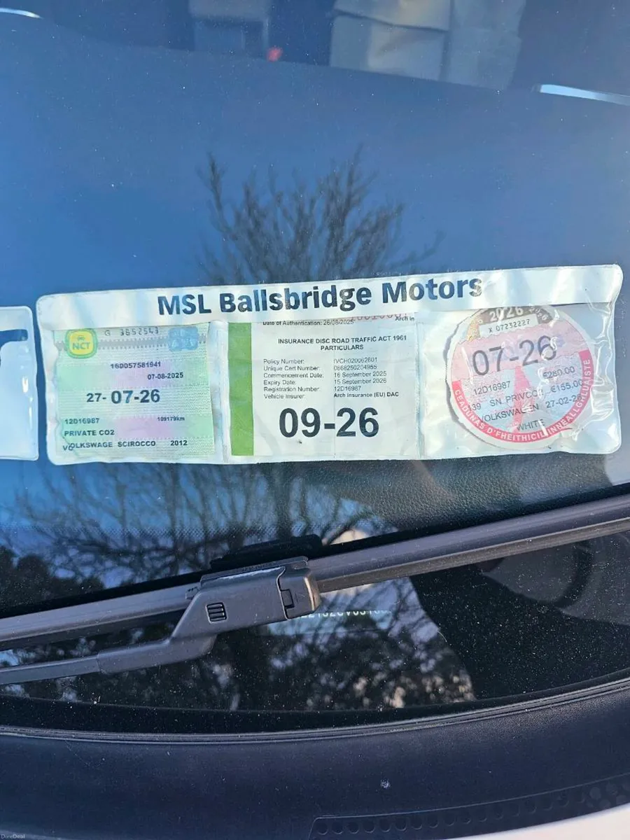 2012 Volkswagen Scirocco 1.4 TSI – Low Mileage – N - Image 3