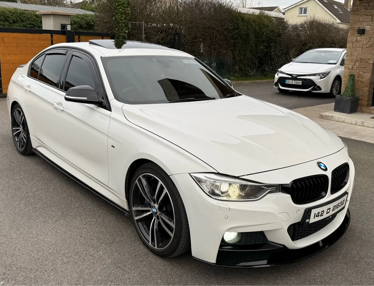 2014 BMW 325D – High Spec – Sunroof – White - Image 1