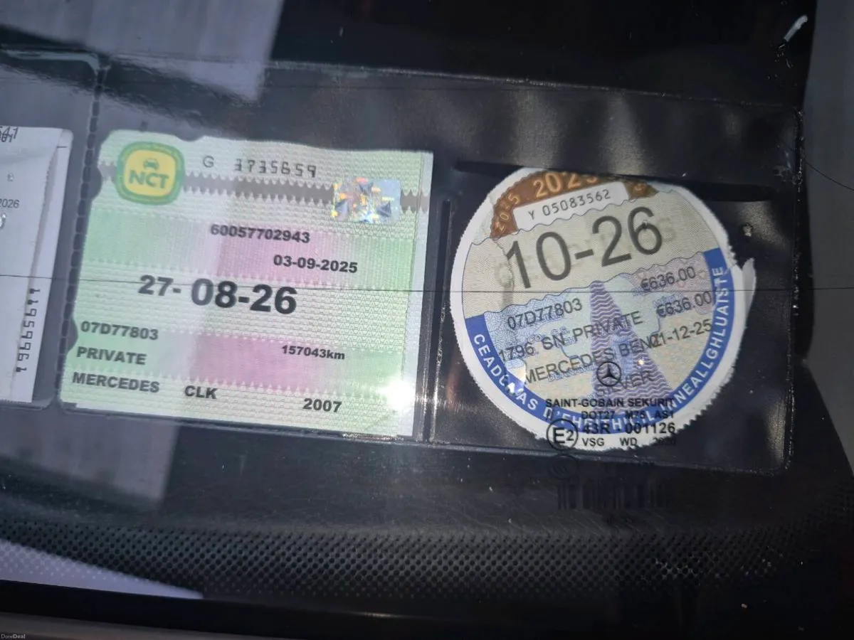 Mercedes convertible nct tax low km - Image 3