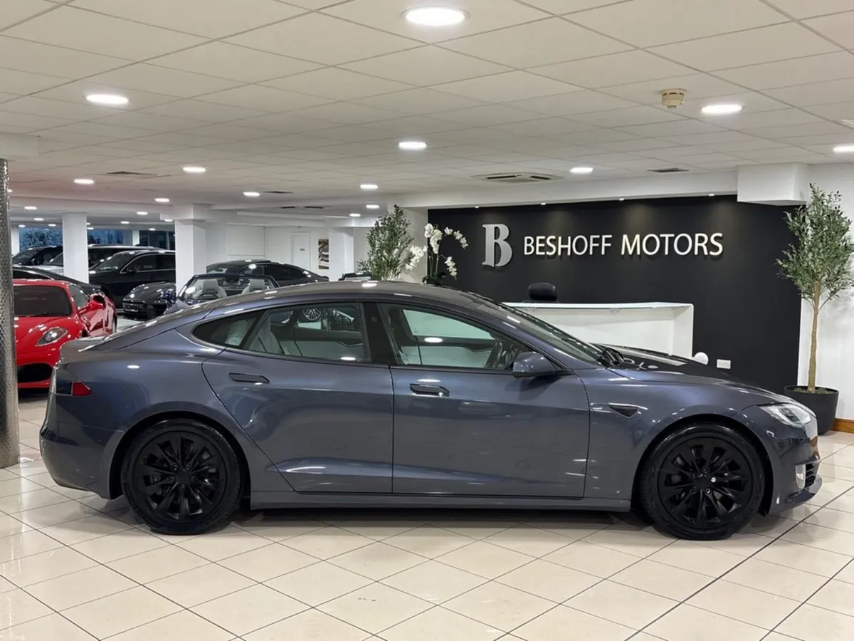 Tesla Model S LONG RANGE RAVEN AWD=WHITE INTERIOR/ - Image 2