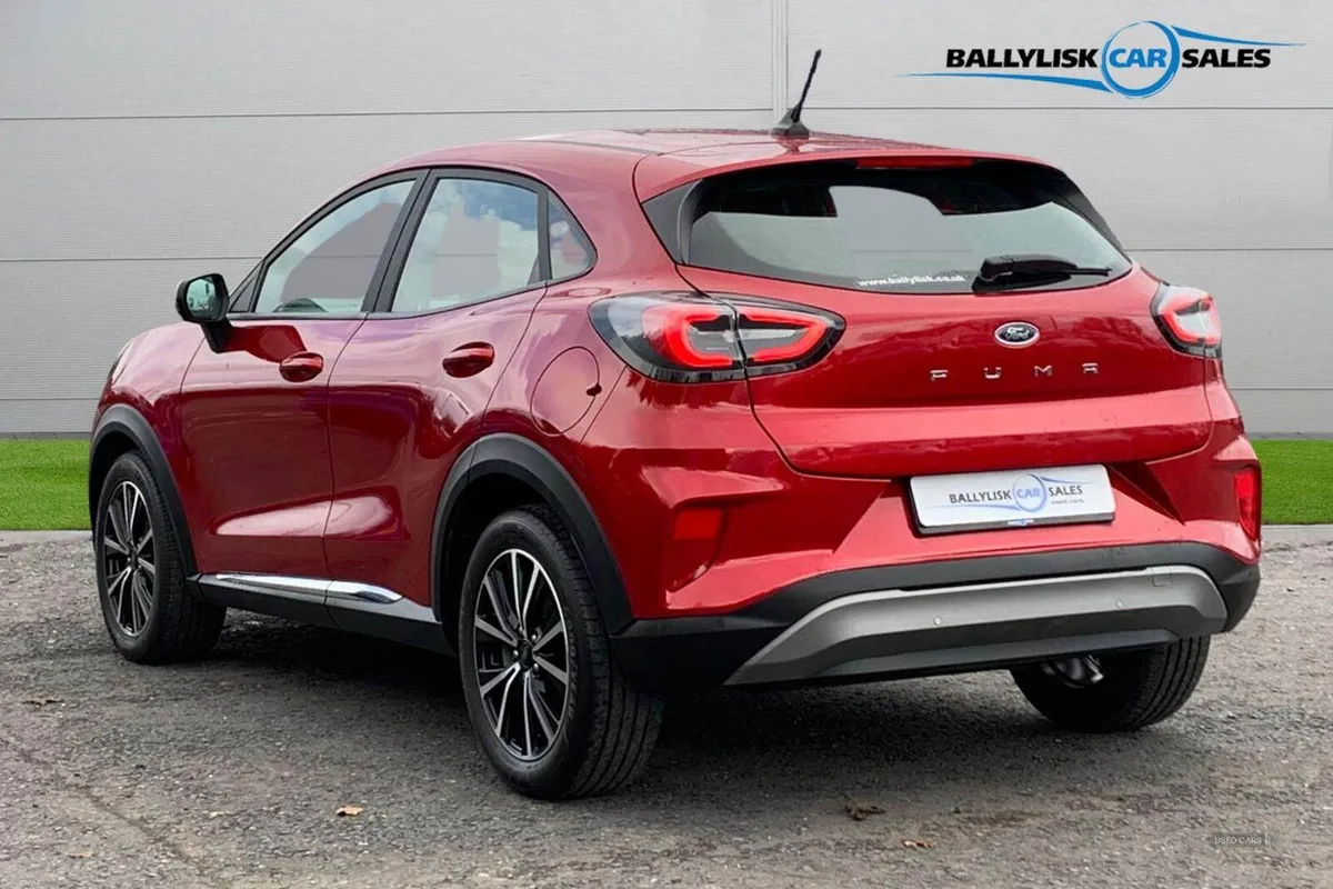 Ford Puma 1.0T Titanium in Fantastic Red with 25K - Image 2