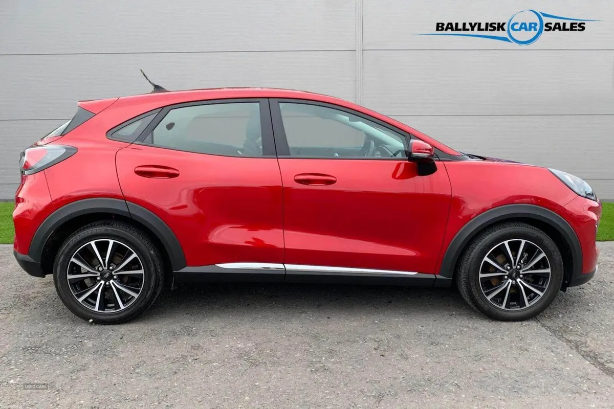 Ford Puma 1.0T Titanium in Fantastic Red with 25K - Image 3