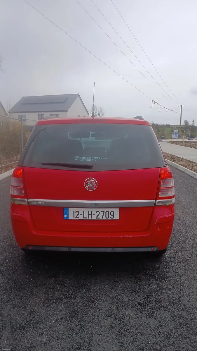 2012 Vauxhall zafira 1.7 diesel nct 07/26 - Image 1