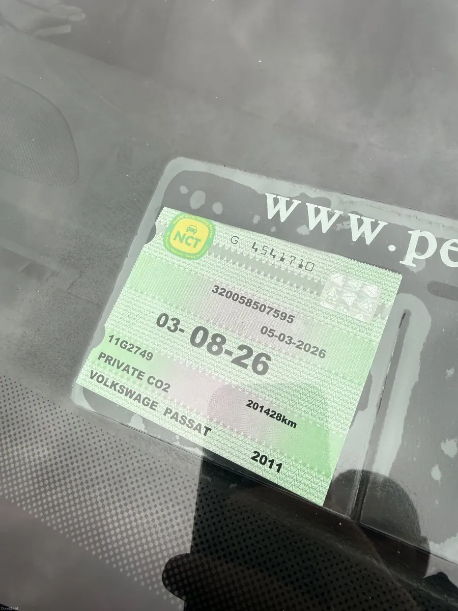 PASSAT B7 SERVICE HISTORY, NCT CERTIFICATE - Image 4