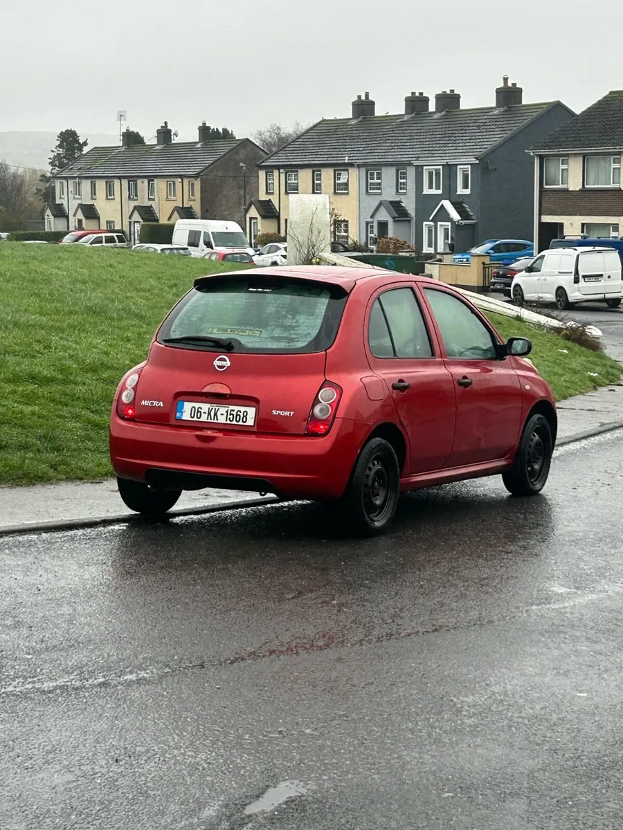 06 Nissan MICRA 1.2 petrol nct 06 .26 - Image 2