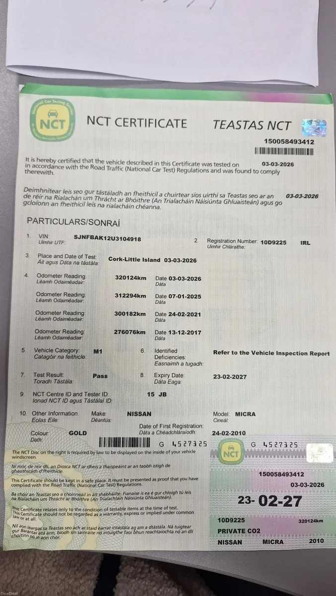 2010 Nissan Micra 1.2L - Image 4