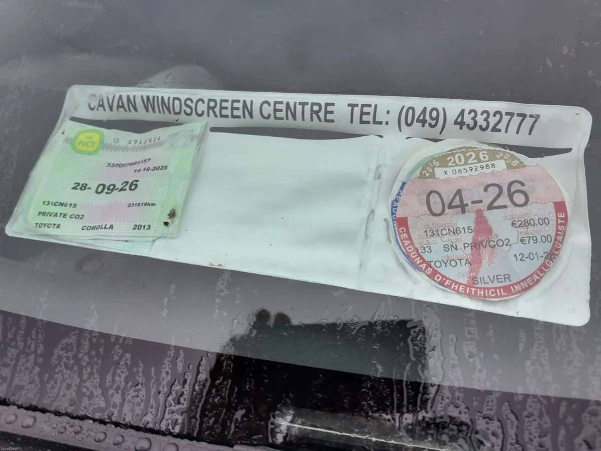 2013 Toyota Corolla nct 09/26 tax 04/26 €3200 - Image 3