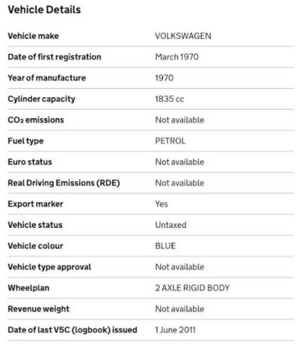 EXPRESS V5 Logbook V5c REPLACEMENT - Image 4