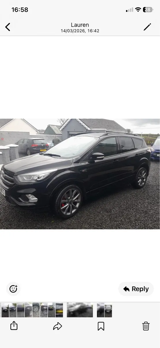 2919 Black Ford Kuga ST Line Edition - Image 4