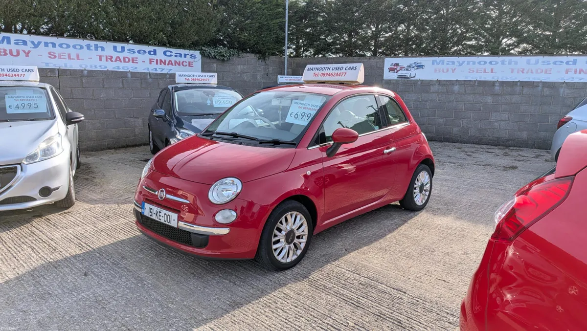 2015 Fiat 500 1.2 Low Miles , New Nct - Image 1
