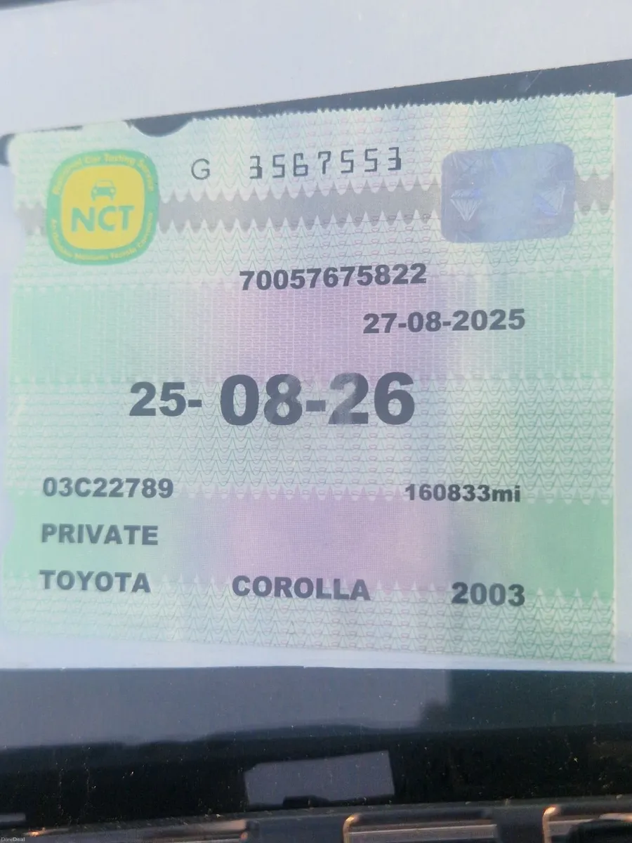 Toyota Corolla 2003 - Image 2