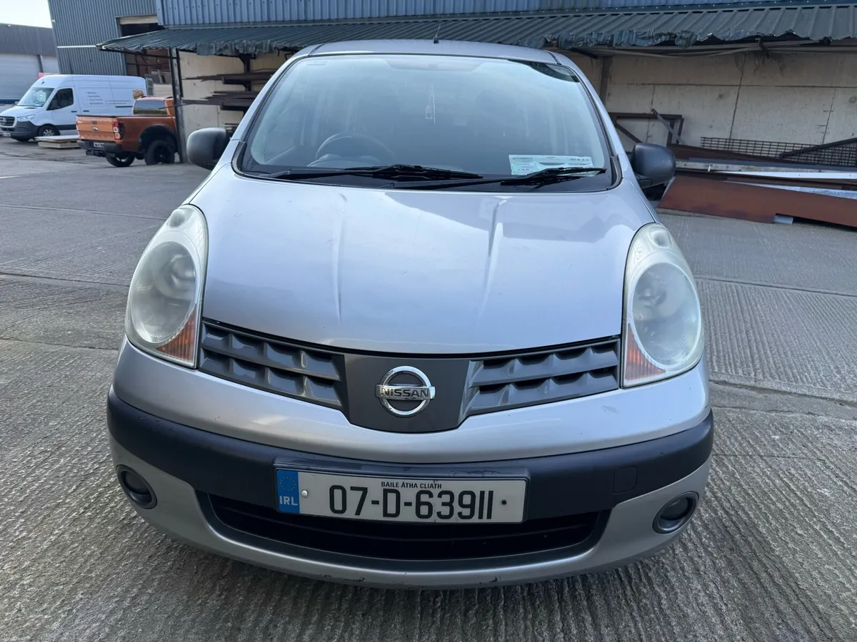07 Nissan Note 1.4 Petrol Manual NCT & Tax - Image 2