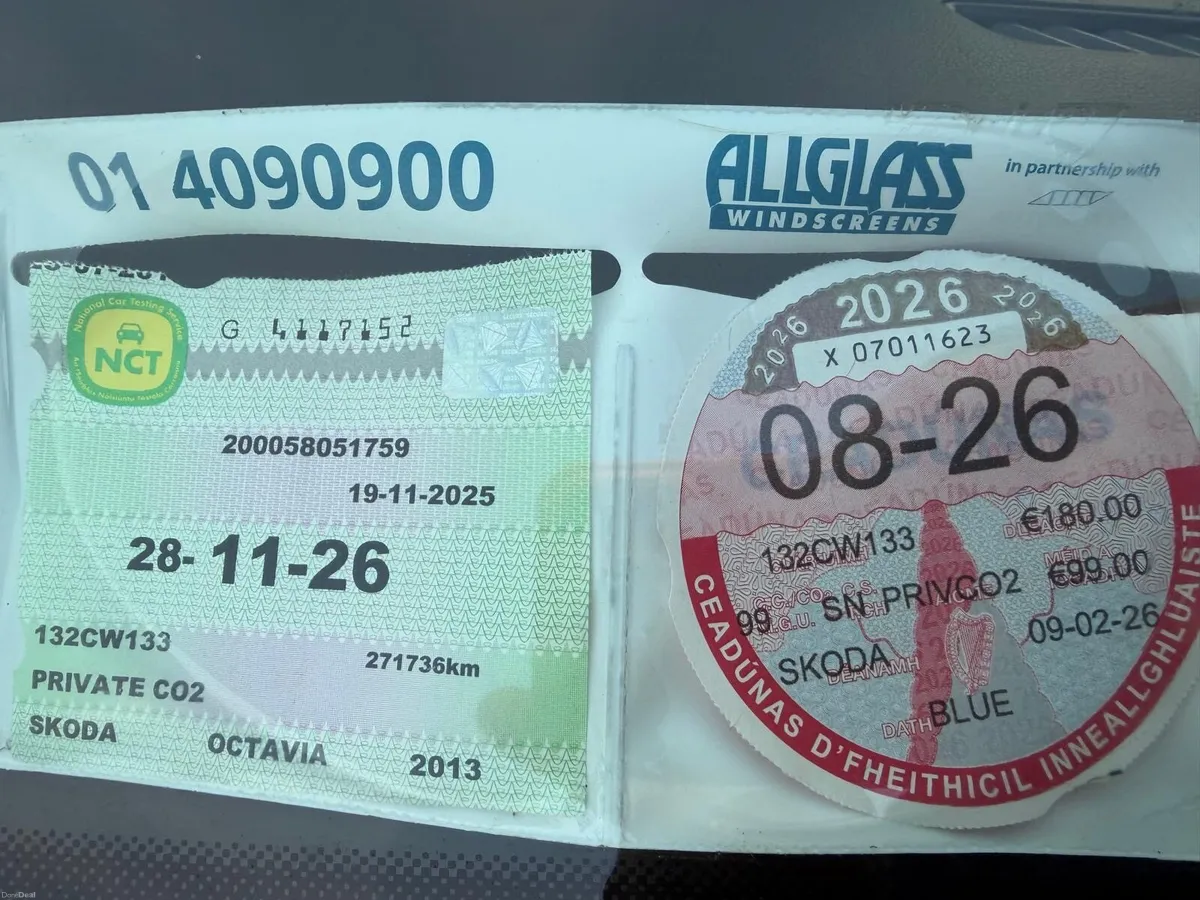 132 skoda octavia 1.6tdi diesel with nct and tax - Image 3