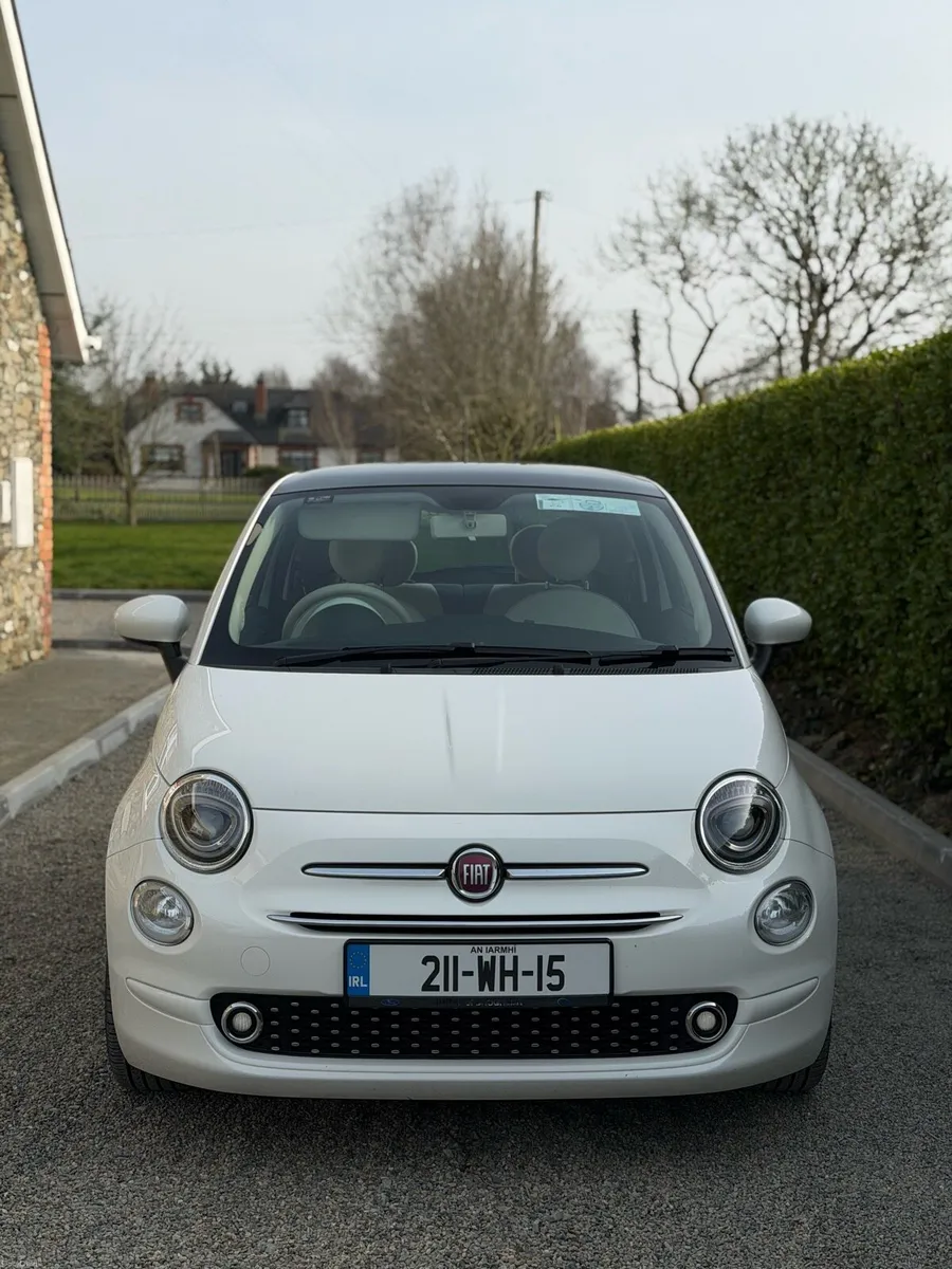 2021 Fiat 500 1.0L Mild-Hybrid Lounge – White - Image 2