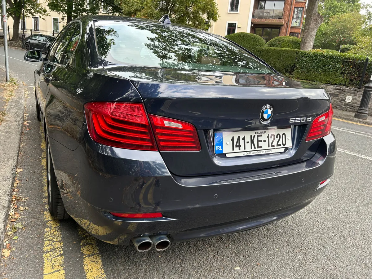 2014 BMW 5 SERIES AUTOMATIC DAKOTA BROWN INTERIOR - Image 4