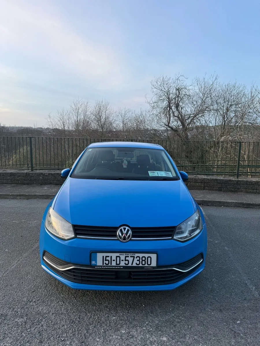Automatic Blue Volkswagen Polo- 2015 - Image 3