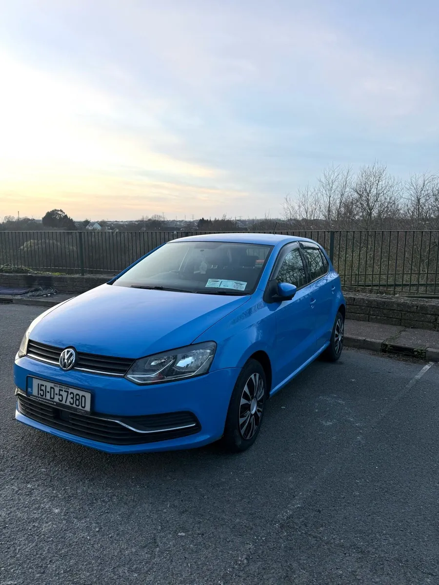 Automatic Blue Volkswagen Polo- 2015 - Image 1