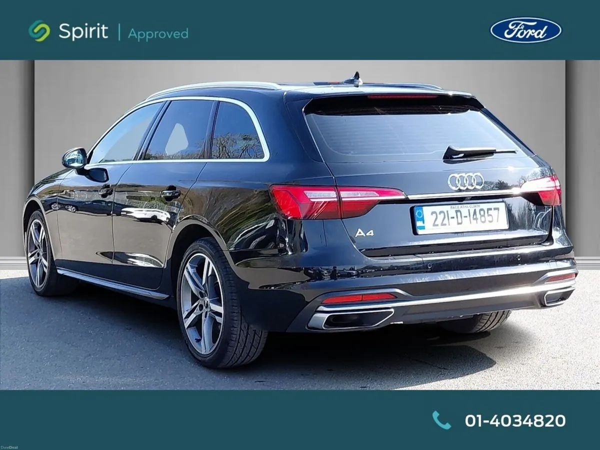 Audi A4 35 TDI 163HP S Tronic SE  FULL BLACK LEATH - Image 3