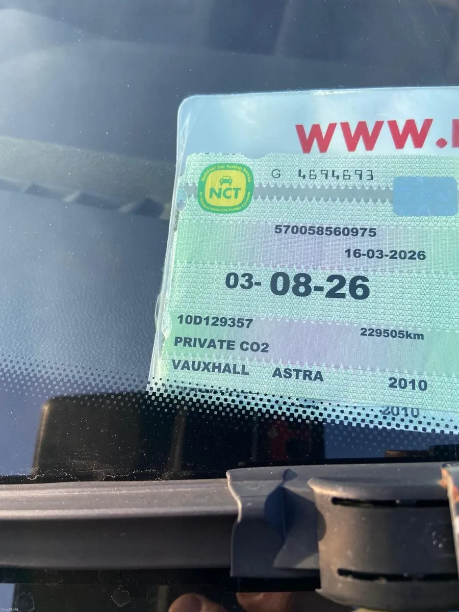 Vauxhall Astra sri 1.7 diesel  NEW NCT - Image 2