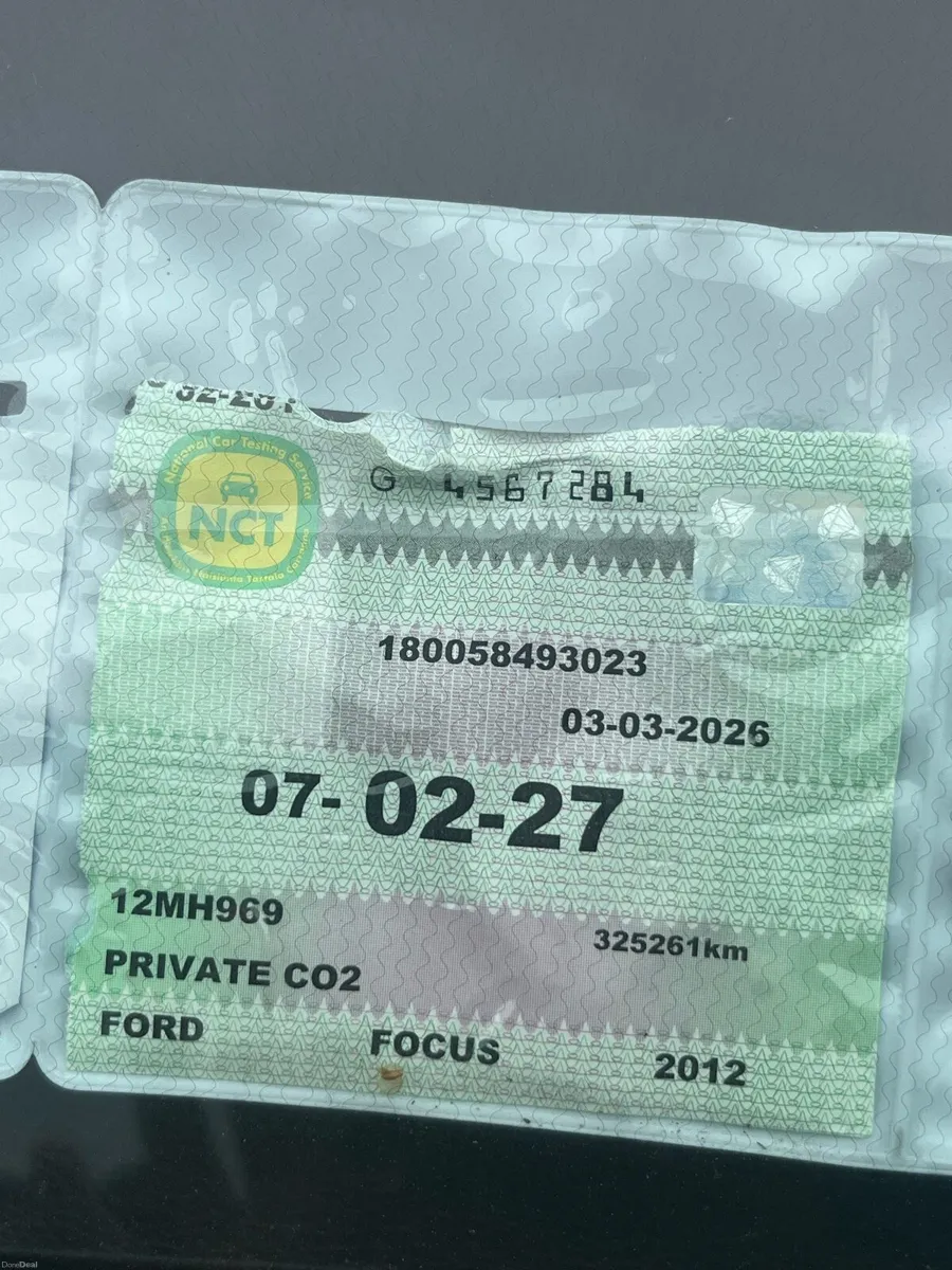 2012 Ford Focus 1.6 TDCi Zetec – NCT 02/27 - Image 2